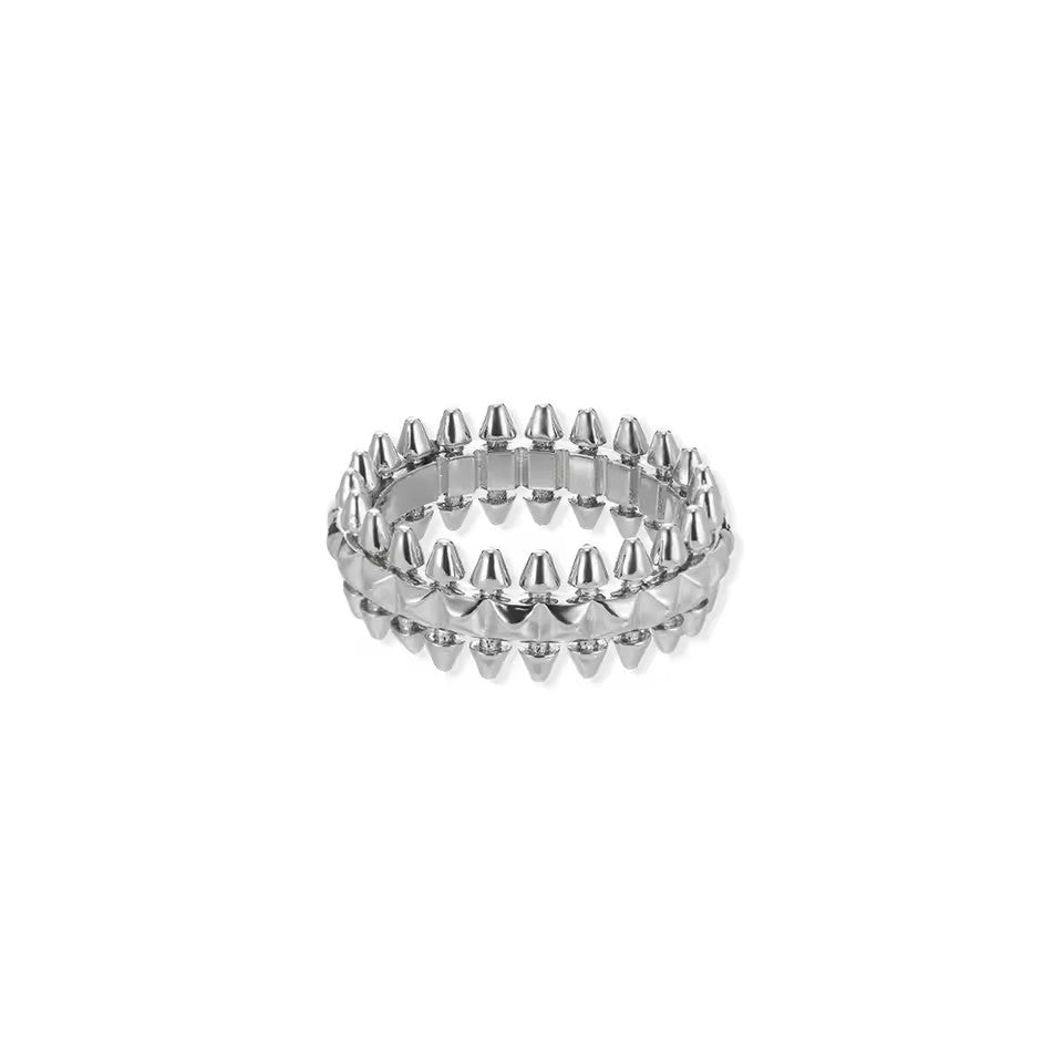 Color Stainless Steel Geometric Rings
